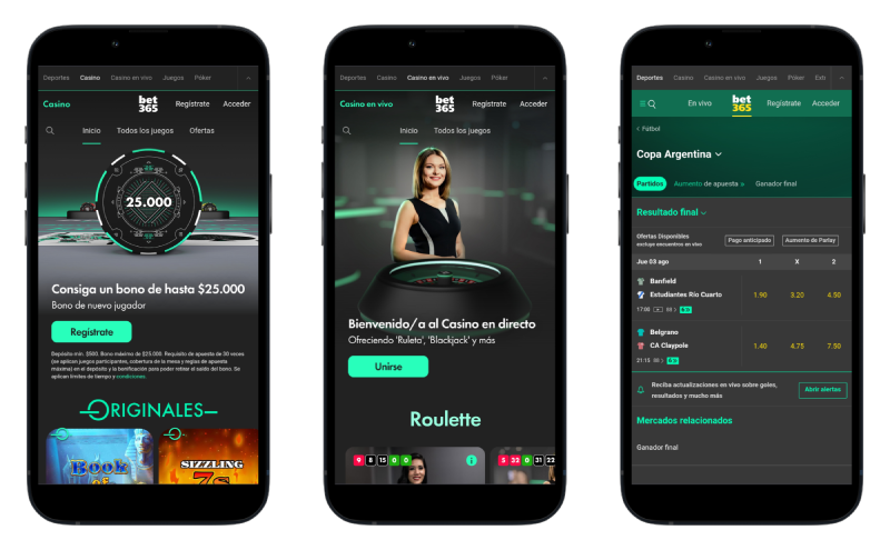 Bet365 Argentina: Casino App