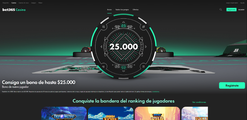 Bet365 Argentina: Casino Online